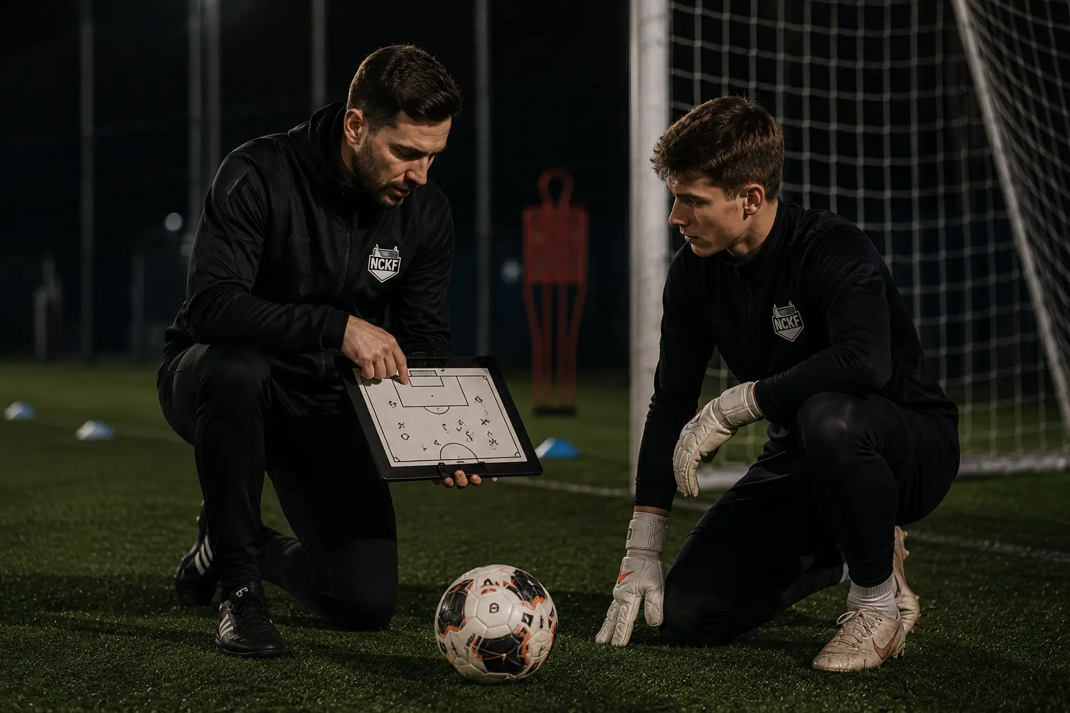trening bramkarski Kraków z trenerem UEFA